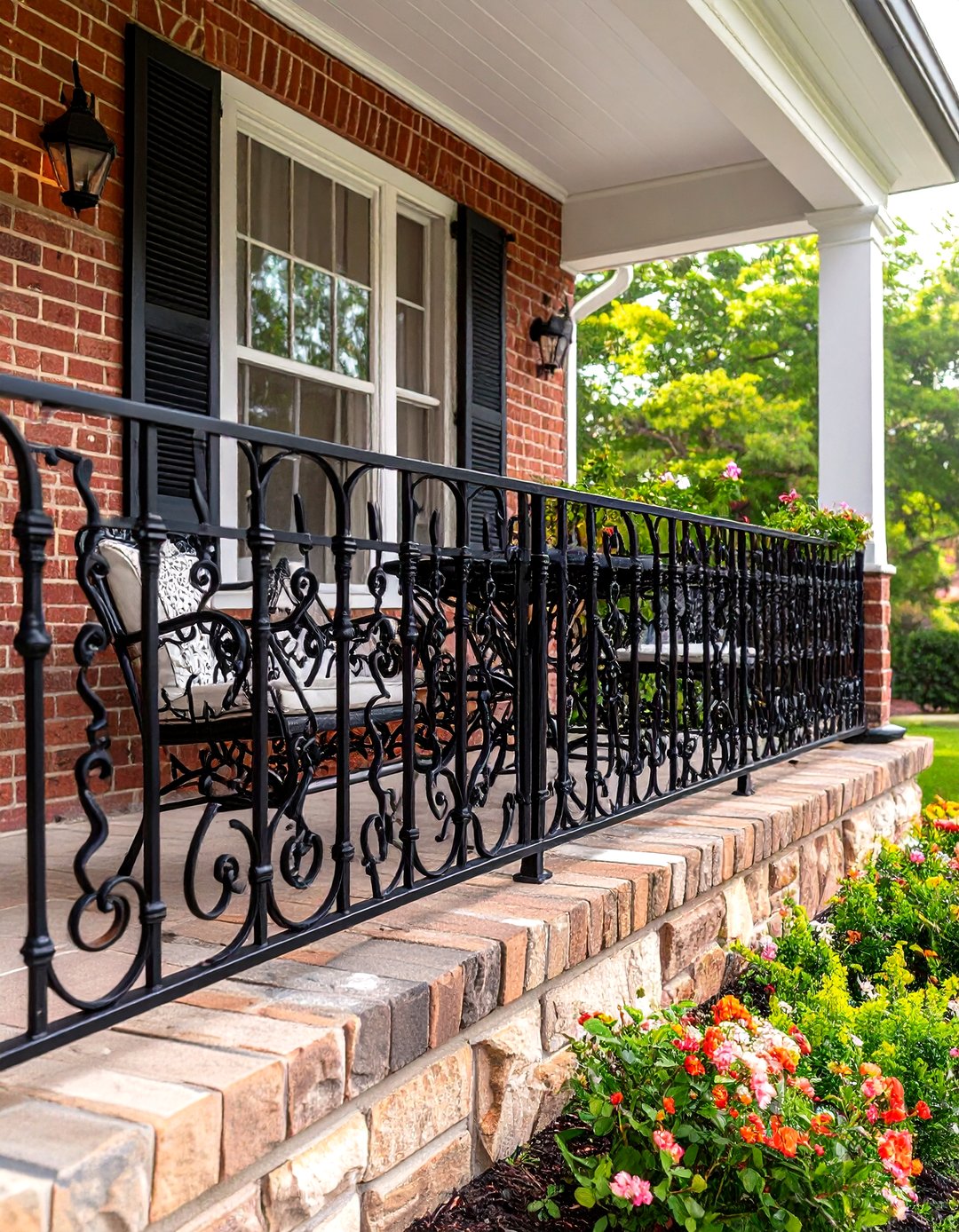 Country Porch Rails 30 Front Porch Railing Ideas for Instant Curb Appeal - We Love Home Blog