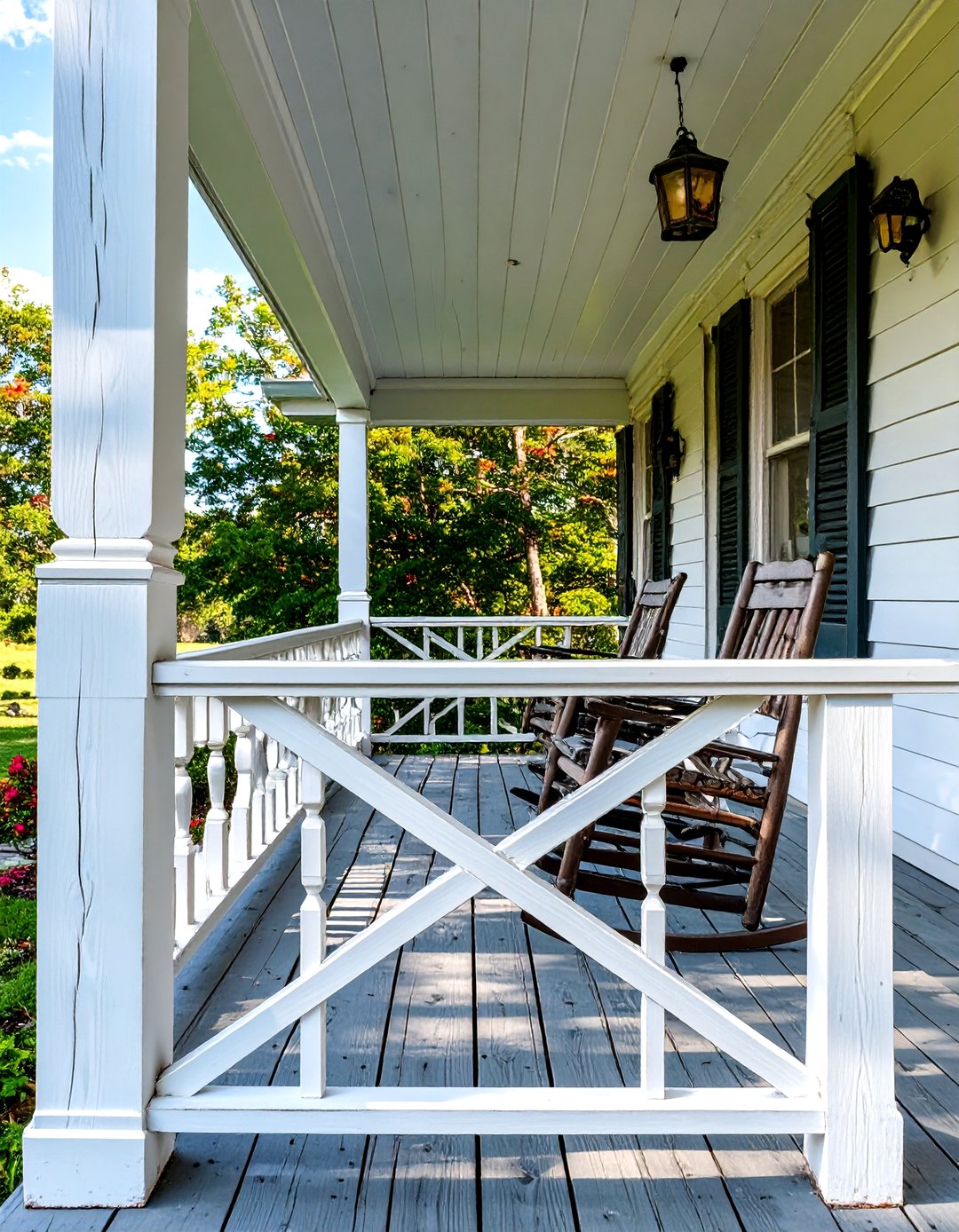 30 Wood Front Porch Railing Ideas for Classic Style - We Love Home Blog