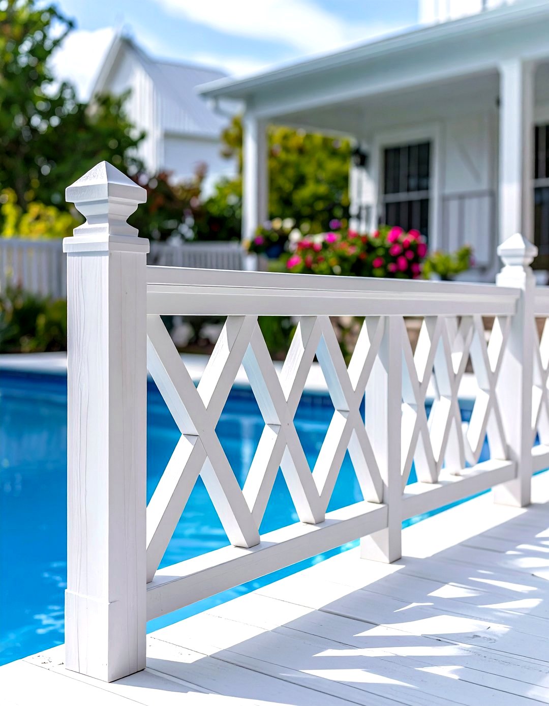 30 Pool Deck Railing Ideas for Safety and Aesthetics - We Love Home Blog
