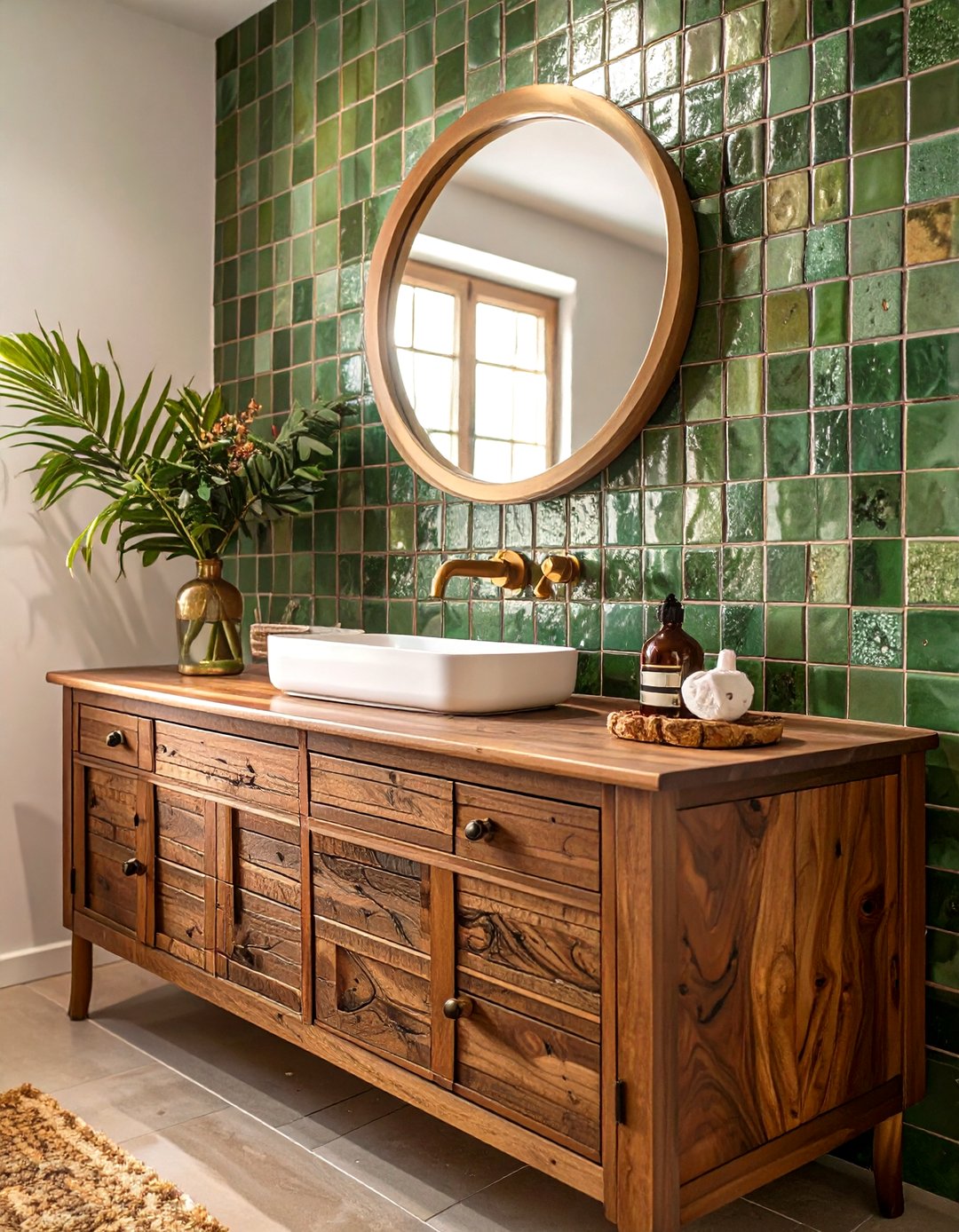 30 Bathroom Sink Backsplash Ideas for Stylish Walls - We Love Home Blog