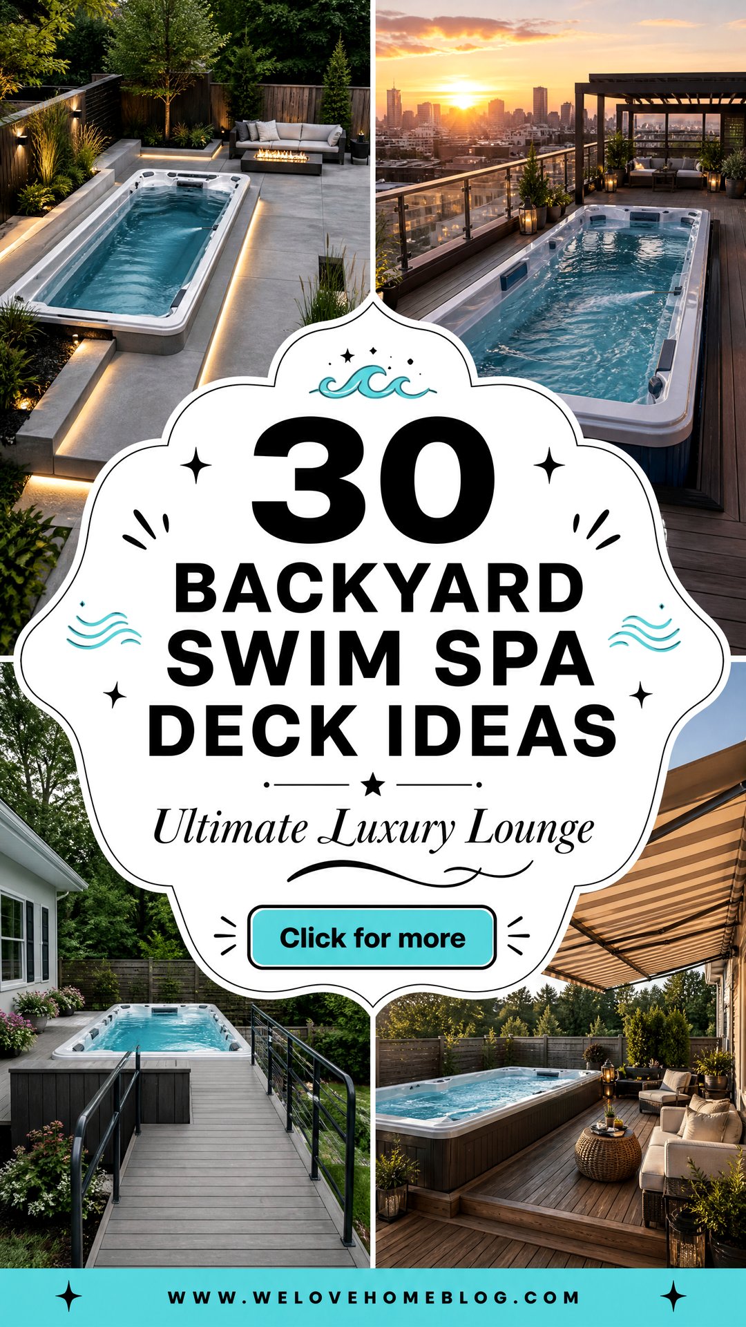 30 Backyard Swim Spa Deck Ideas for Ultimate Luxury - We Love Home Blog