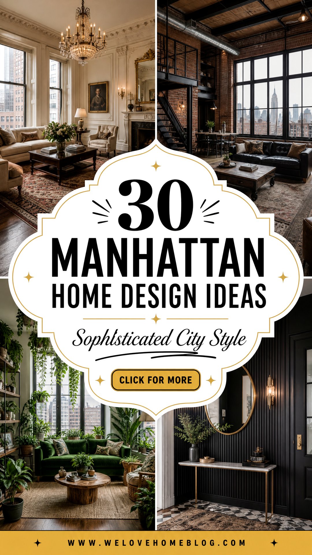 30 Manhattan Home Design Ideas for Sophisticated City Style - We Love ...