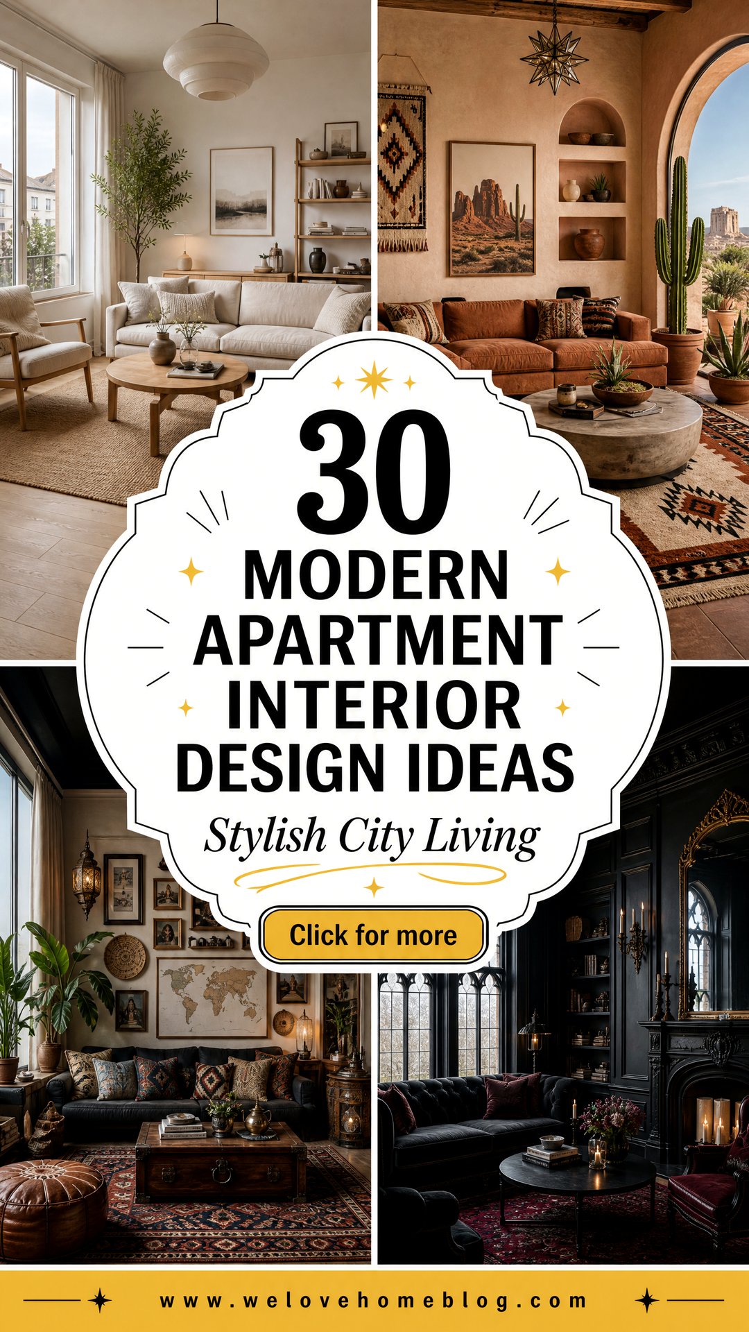 30 Modern Apartment Interior Design Ideas to Try - We Love Home Blog