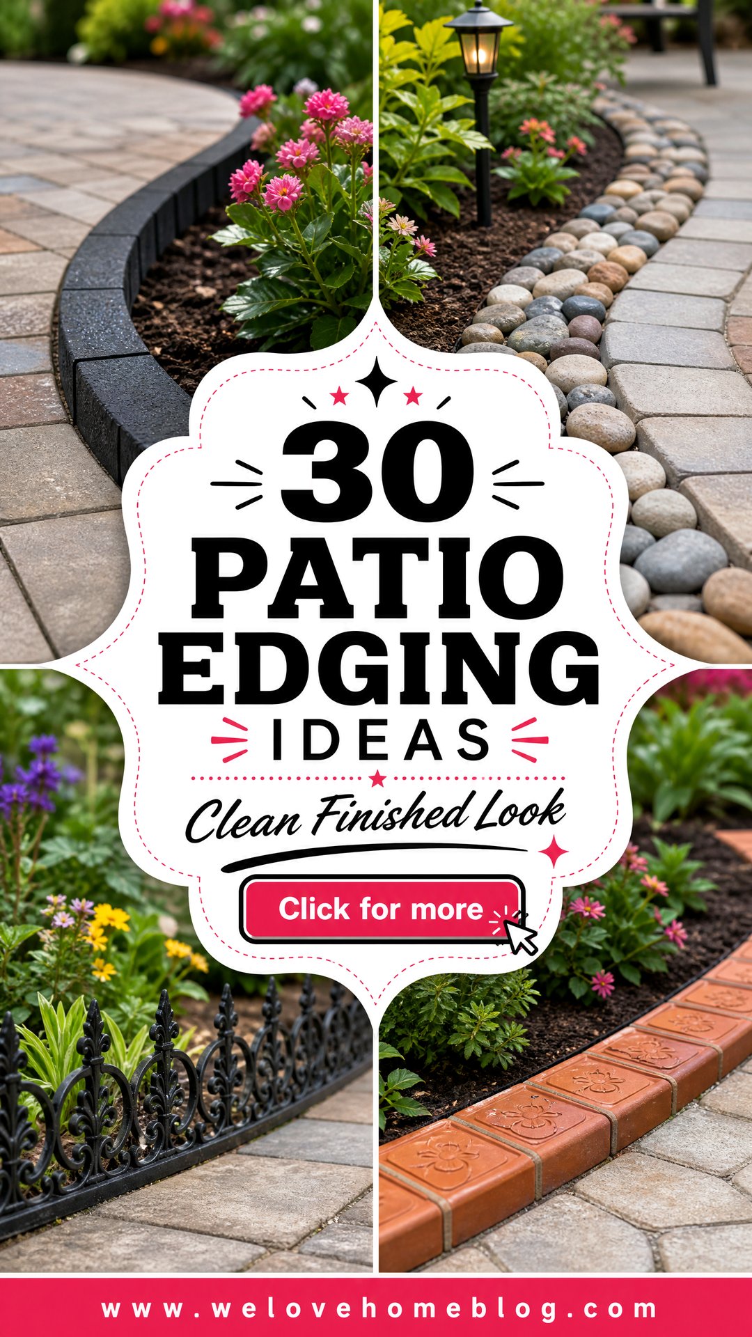 30 Patio Edging Ideas for a Clean and Finished Look - We Love Home Blog