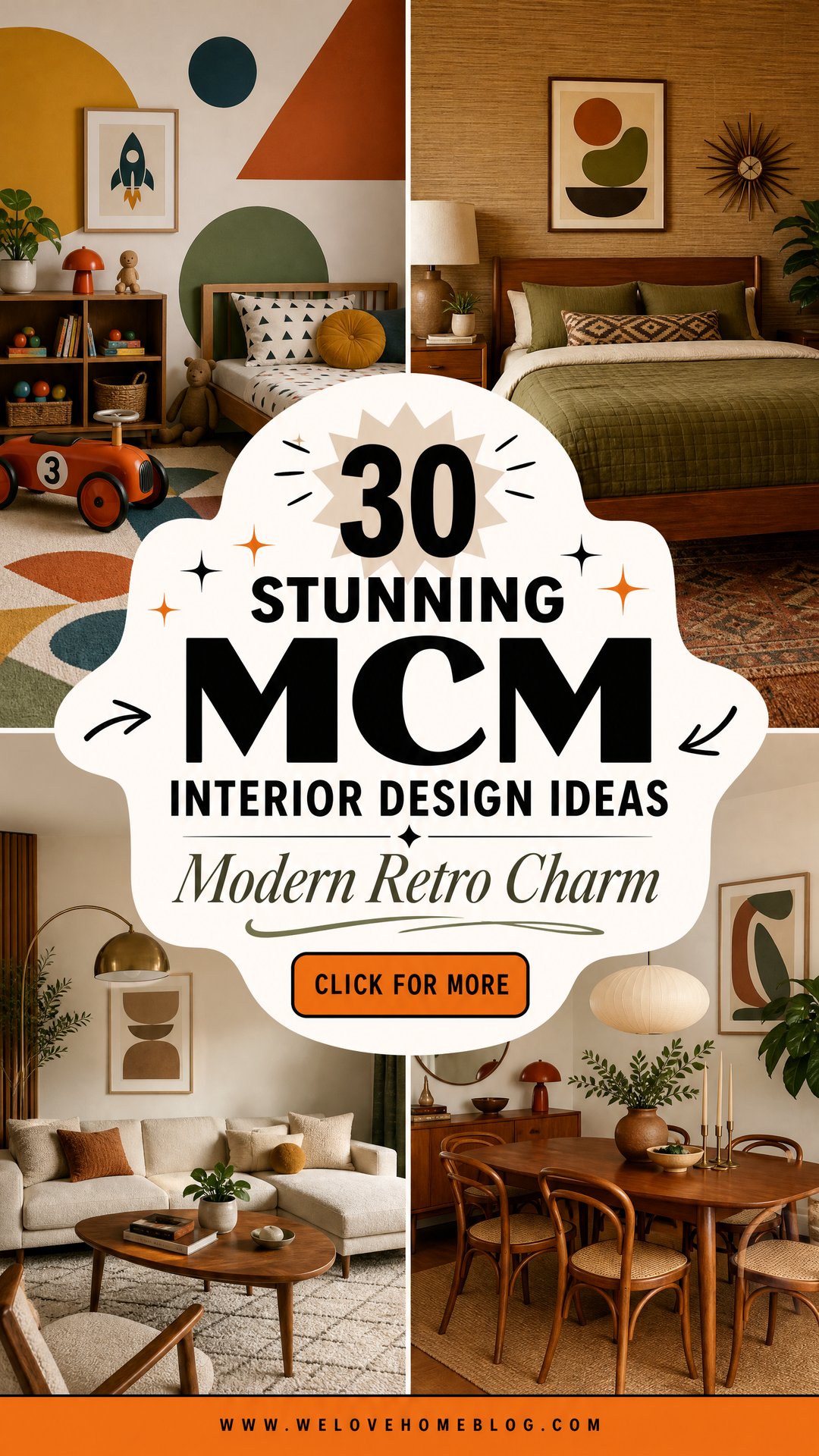 30 Stunning MCM Interior Design Ideas for Modern Homes - We Love Home Blog